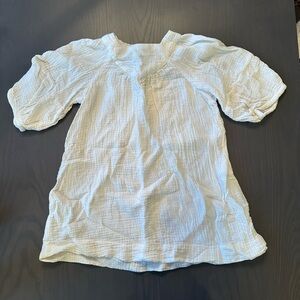 Zara Girls 3-4T White Gauze Dress